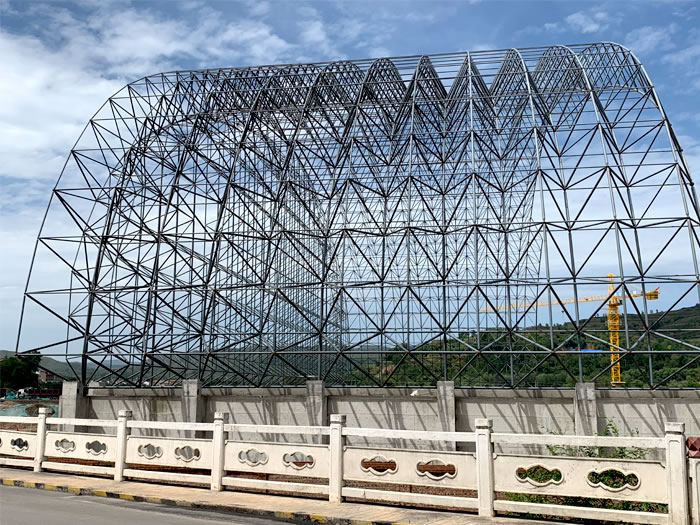 吉安山寨矿储煤棚网架